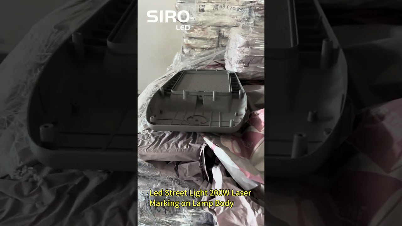 Led street Light 200w 4000k Laser marking on the lamp body