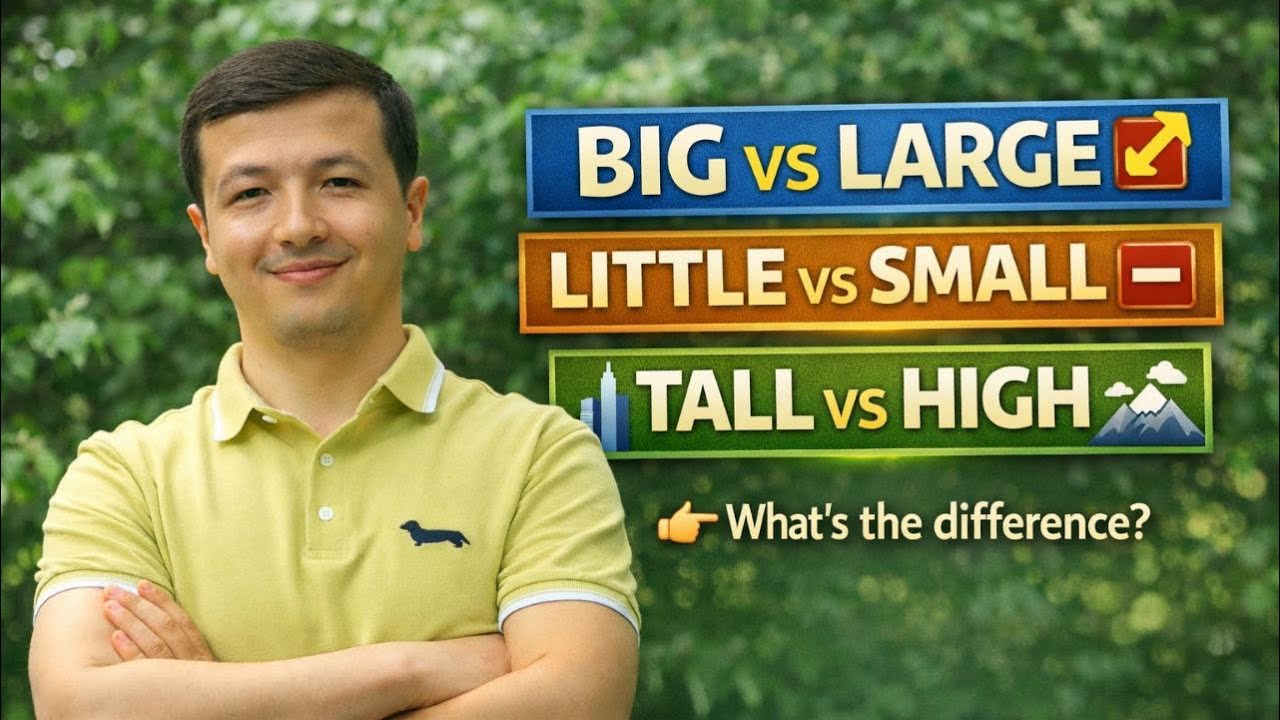 Big, Large, Small, Little, Tall & High