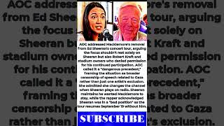 AOC CALLS OUT Robert Kraft Over Macklemore’s Tour Exit!
