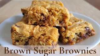 Vintage Recipe: Brown Sugar Brownies // Perfectly Sweet & Chewy