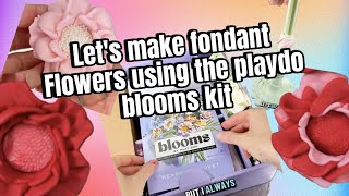 Let’s make edible flowers using playdo blooms kit