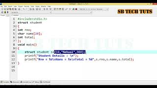 Structures in C-Language Practical | Structures | C Programming
