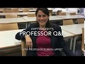 Studierende im Interview mit Prof. Dr. Doreen Appelt
