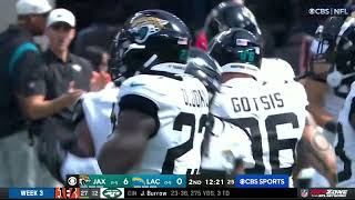 Justin Herbert in pain after getting sacked and fumbling vs. Jags Information