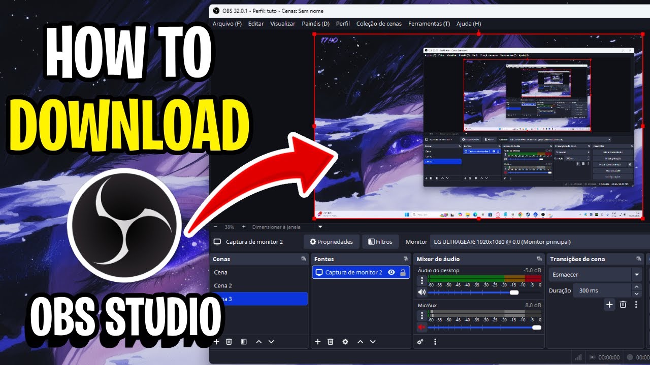 КАК СКАЧАТЬ OBS НА ПК И НОСИТЕЛЬ (быстро и просто)