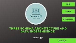 Three Schema Architecture and Data Independence/Lecture 4