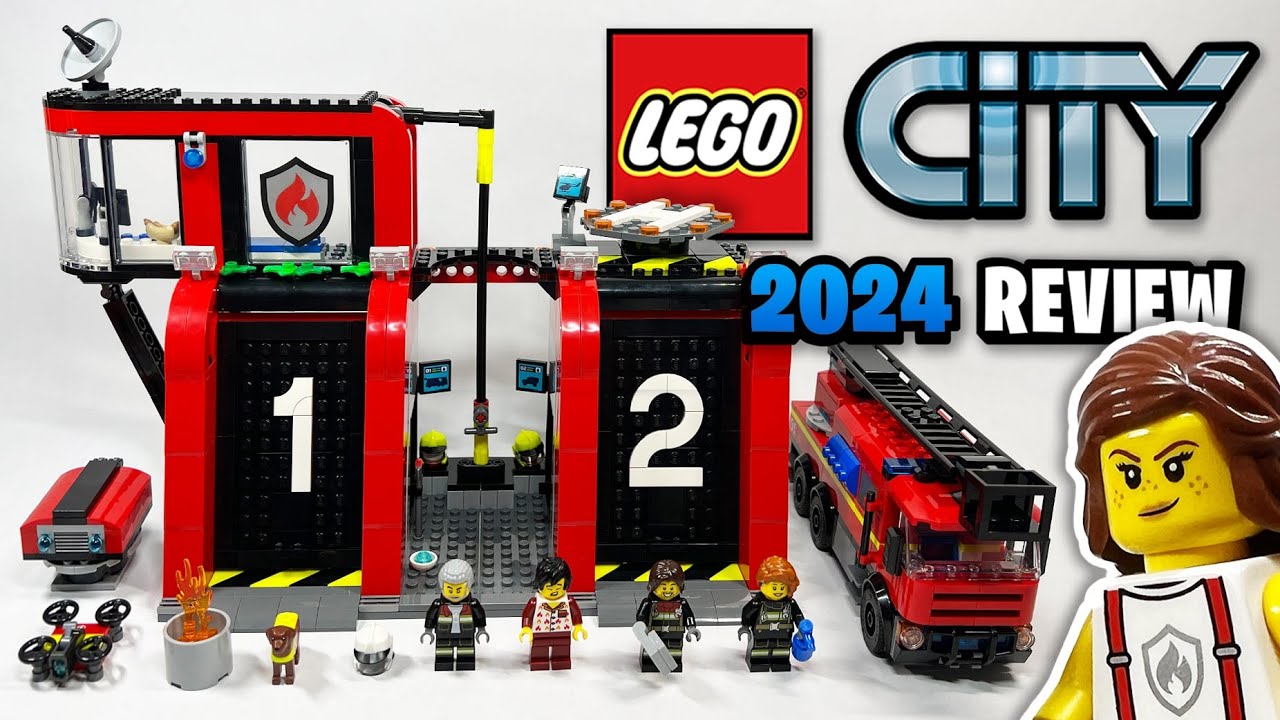 LEGO City Fire Station with Fire Truck (60414) - 2024 Set Review