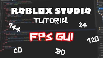 FPS GUI | Roblox Studio Tutorial