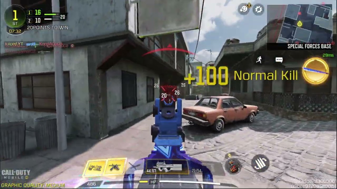 P90/PP19 Nuke on Cod Mobile PC! 