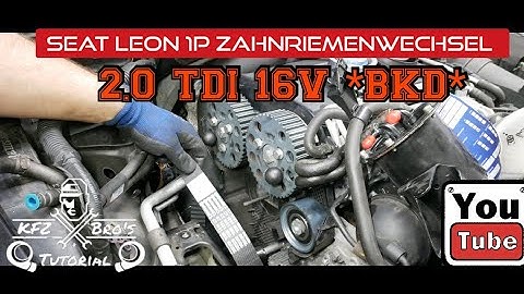 Audi A4 2 0 Tdi Timing Belt Water Pump Replacement Audi A4 Zahnriemen