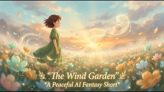 🌿 The Wind Garden – A Peaceful AI Fantasy Short About Listening to the Silence