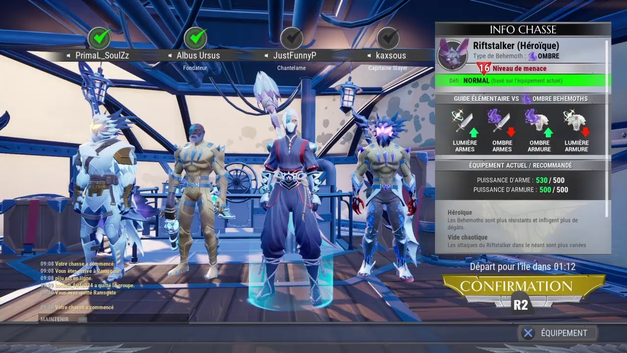 Dauntless / Tryhard / God Hand / Farm Behemoth / PS4 / FRANCE / Morning Rage