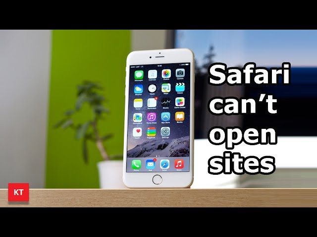 Do these steps if Safari can't open sites in your iPhone class=