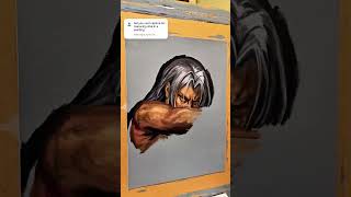 Epic Sephiroth Fallen Angel Speed-Painting in Final Fantasy VII Style #painting #art #finalfantasy Epic Sephiroth Fallen Angel Speed-Painting in Final Fantasy VII Style #painting #art #finalfantasy