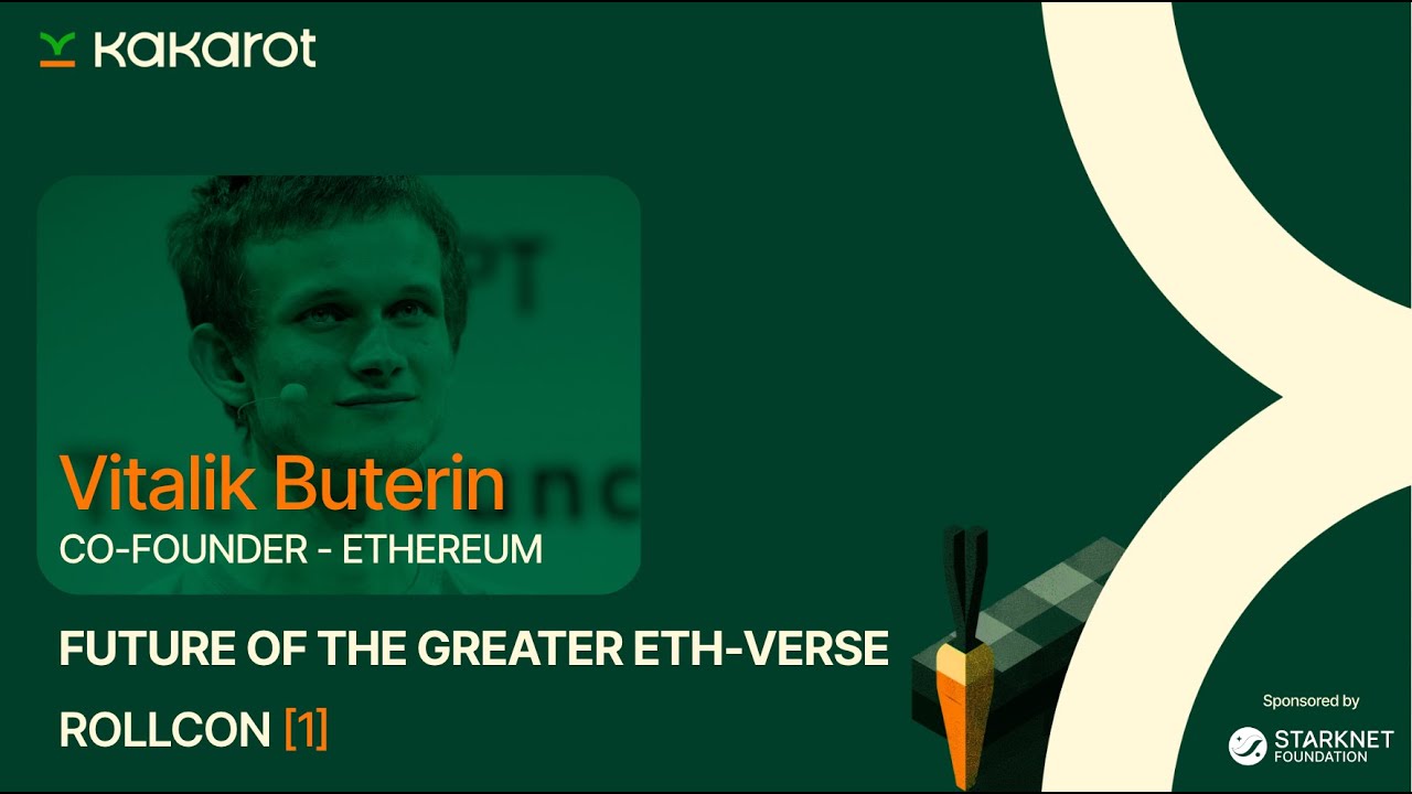 Vitalik Buterin at Rollcon[1] - "What an ideal future may look like"