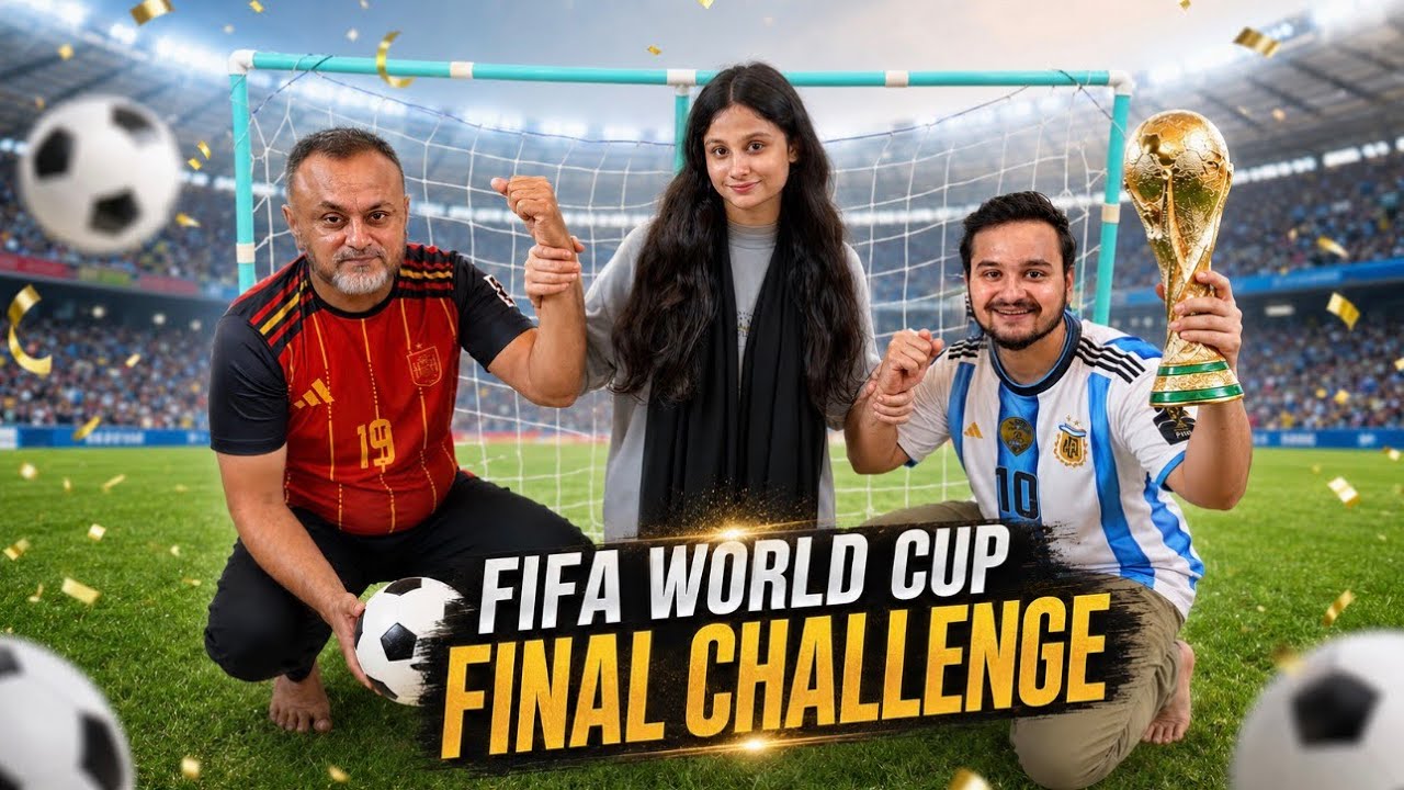 Argentina vs Spain the final showdown🔥|papa to football player nikle😅