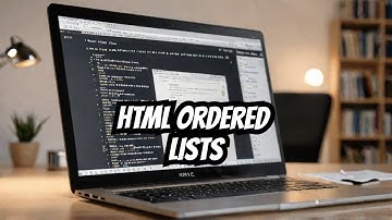 📚 HTML Course – Lesson 8: Ordered Lists in HTML