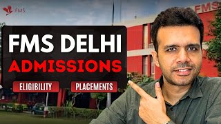 FMS admissions decoded Eligibility, placements and campus life #fms #mba|  Global Creed X