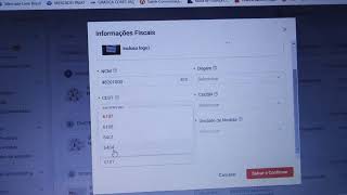 Preencher nota fiscal da shopee