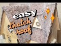 Easy Dollhouse Thatch Roof Tutorial