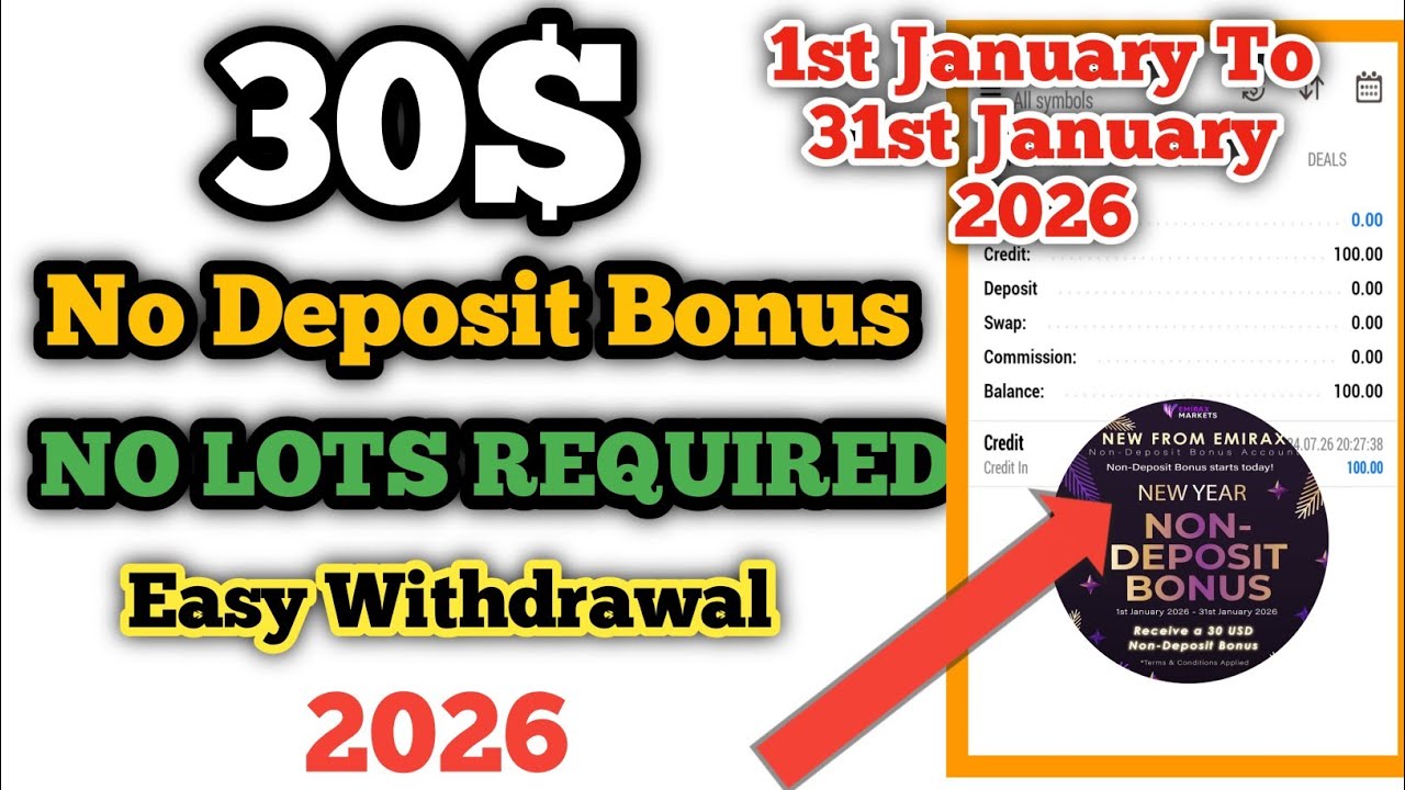 $30 no deposit bonus forex 2026 | no deposit required + withdrawal proof💰| Latest Forex 30$ bonus