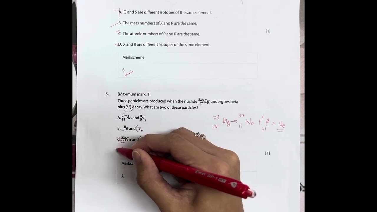 E3 three particles produced when nuclide Mg undergoes beta-plus decay