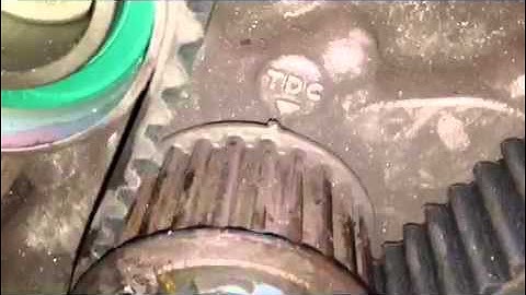 Timing marks on a 2007 Dodge charger SE 3.5L V-6