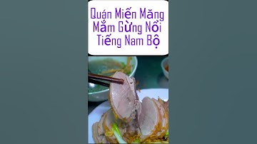 Vịt Cỏ Miến Măng Nước Chấm Mắm Gừng Thơm Nức
