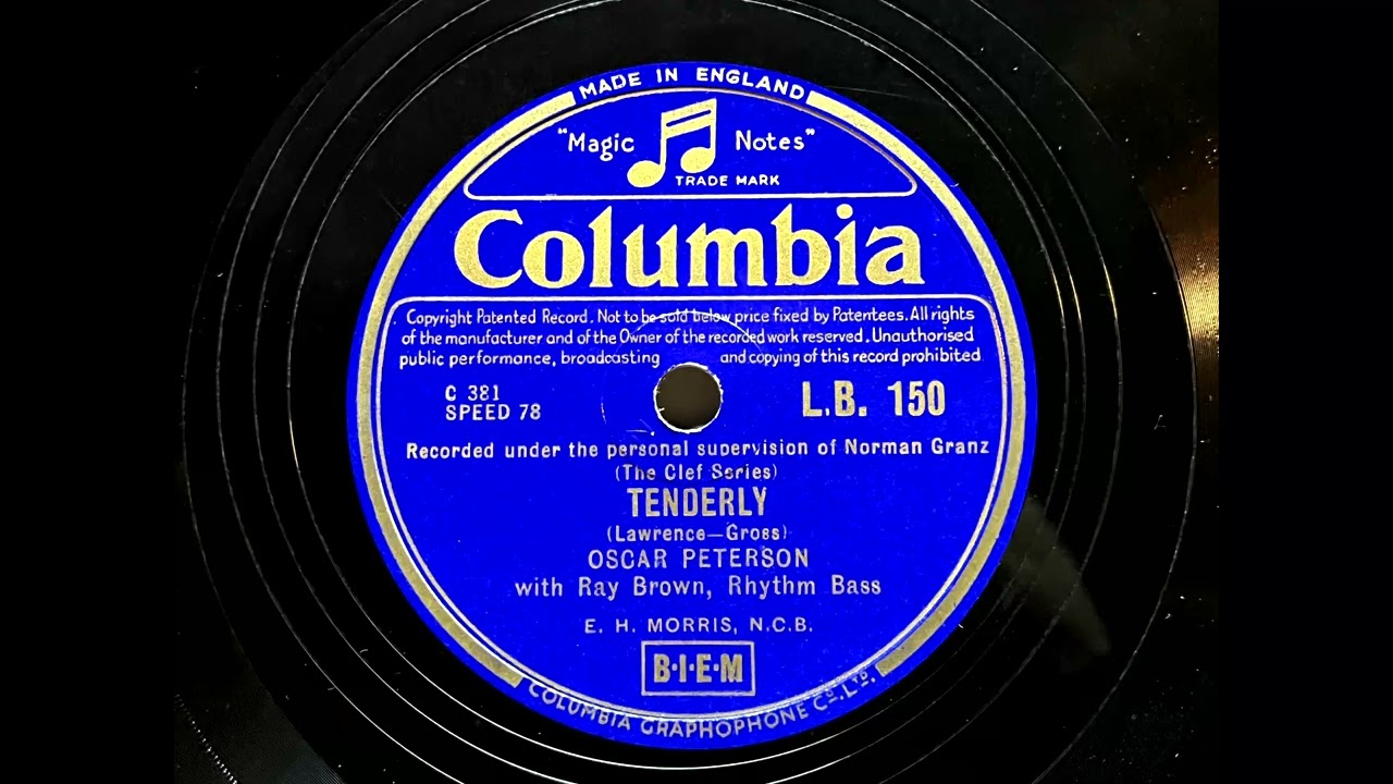 1955 OSCAR PETERSON - Tenderly COLUMBIA 10" LB150