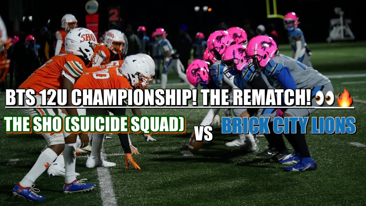 Brick City Lions Vs The SHO (Suicide Squad) (12U) |BTS CHAMPIONSHIP! THE REMATCH! 🔥💍|