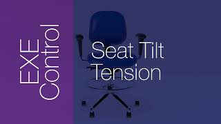 EXE Executive Seat Control Seat Tilt Tension Adjustment Demonstration