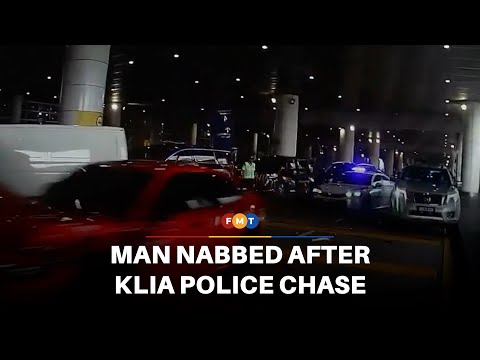 Man with record of 31 offences nabbed after KLIA police chase