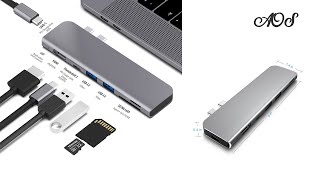 USB 3.1 Type-C Hub to HDMI Adapter 4K Thunderbolt 3 USB C Hub