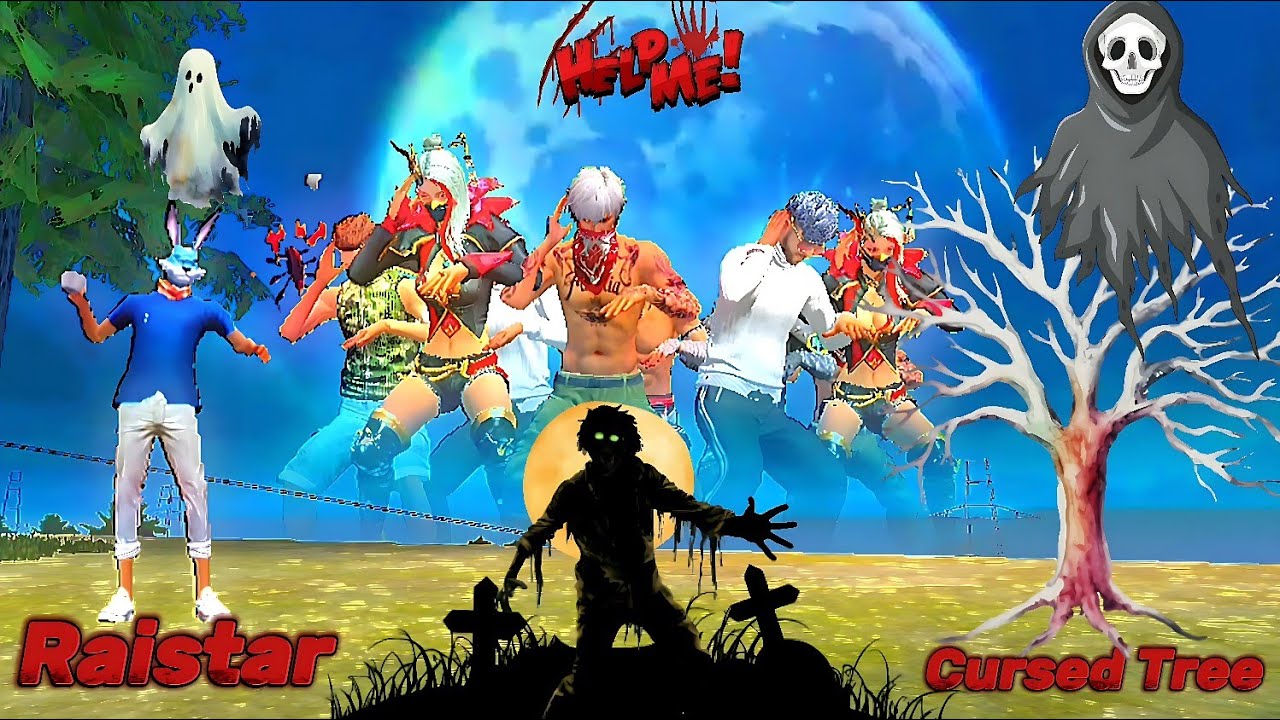 Raistar vs श्रापित पेड़ 🌲 | Free Fire Horror Story | Raistar Horror video 