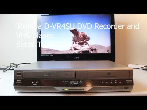 Toshiba D VR4SU DVD Recorder And VHS Player Serial TV25721521 Function Check 