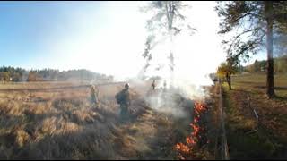 360° prescribed burn training in southwest Oregon