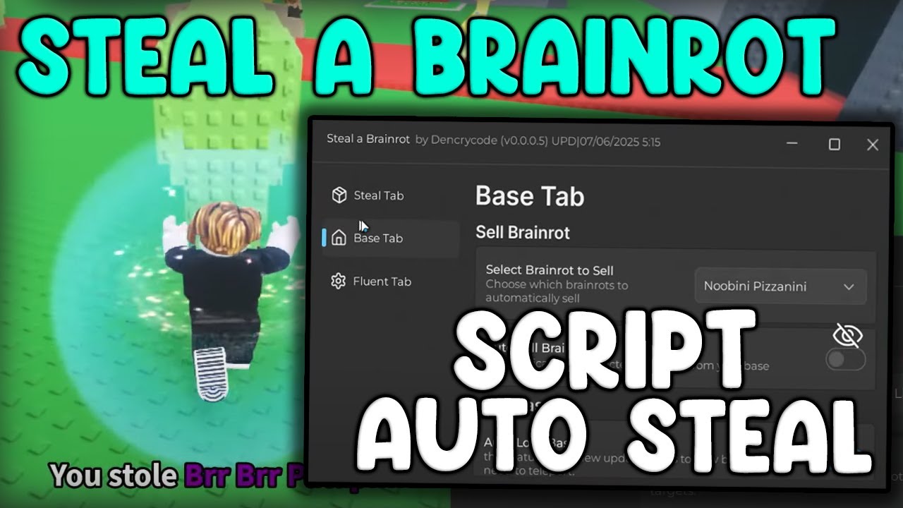 [OP] Steal a Brainrot Script Auto Steal, Lock Base & Collect Cash ...