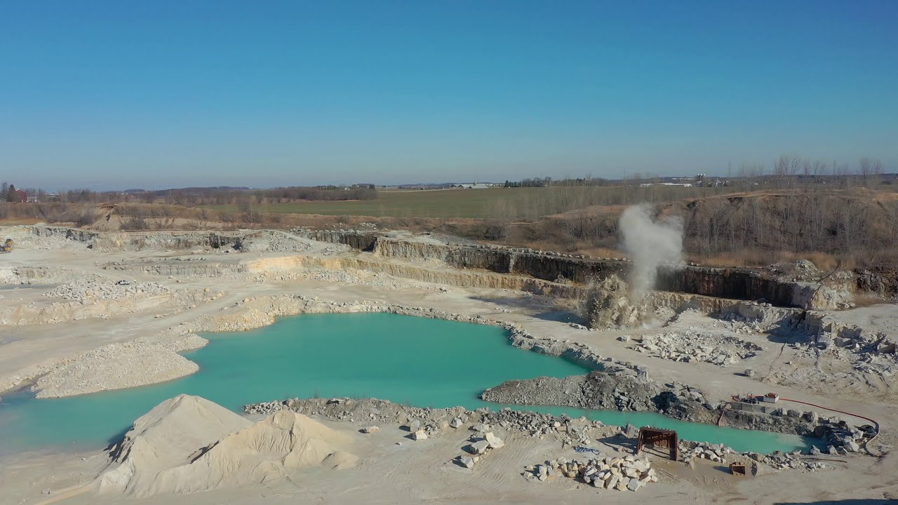 Valders Quarry Blast 11/20/2020 YouTube