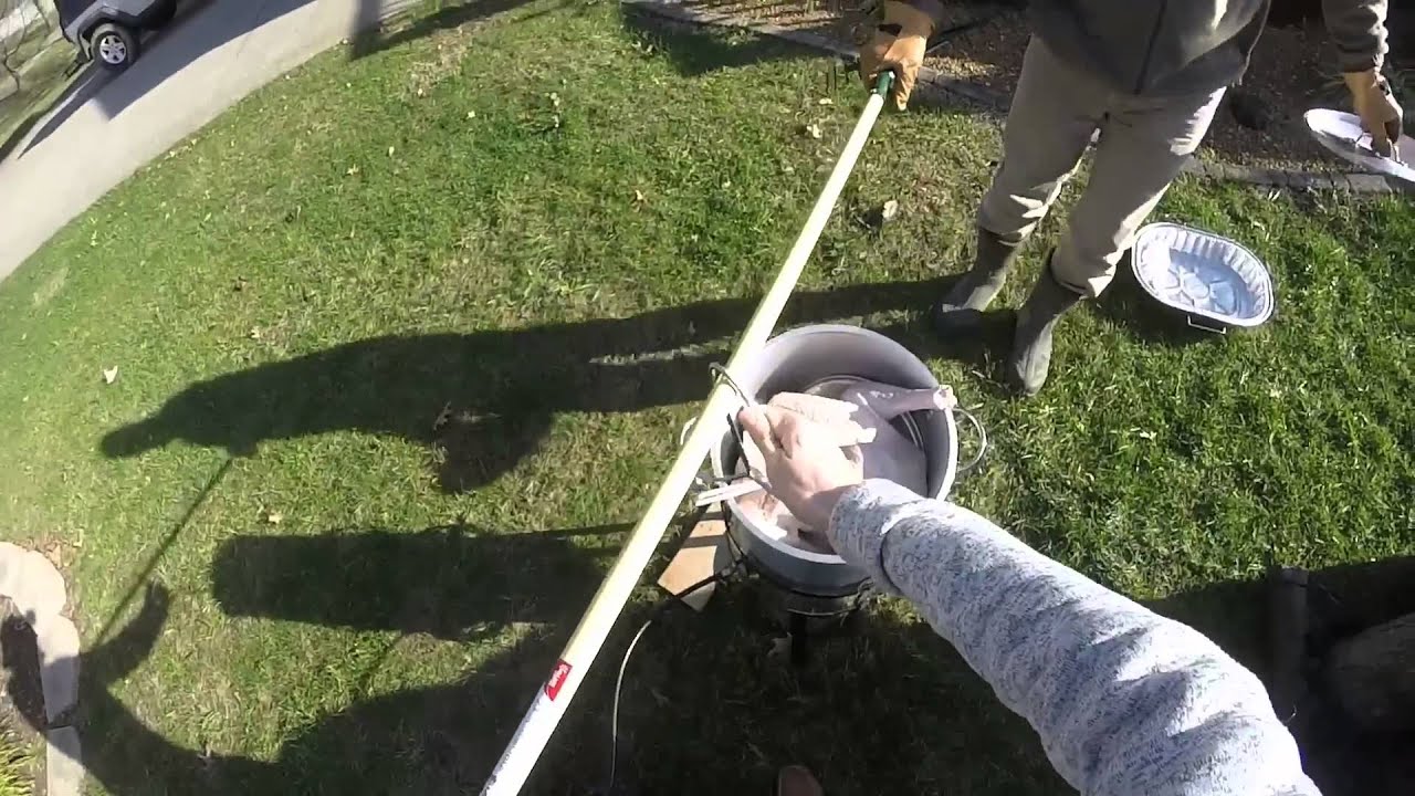 Turkey frying accident YouTube