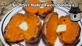 Instant Pot Air Fryer Lid Baked Sweet Potatoes / Soft Sweet Potatoes in Air Fryer screenshot 5
