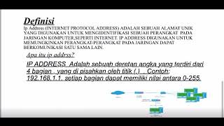 tugas presentasi ppt ip address KK TKJ
