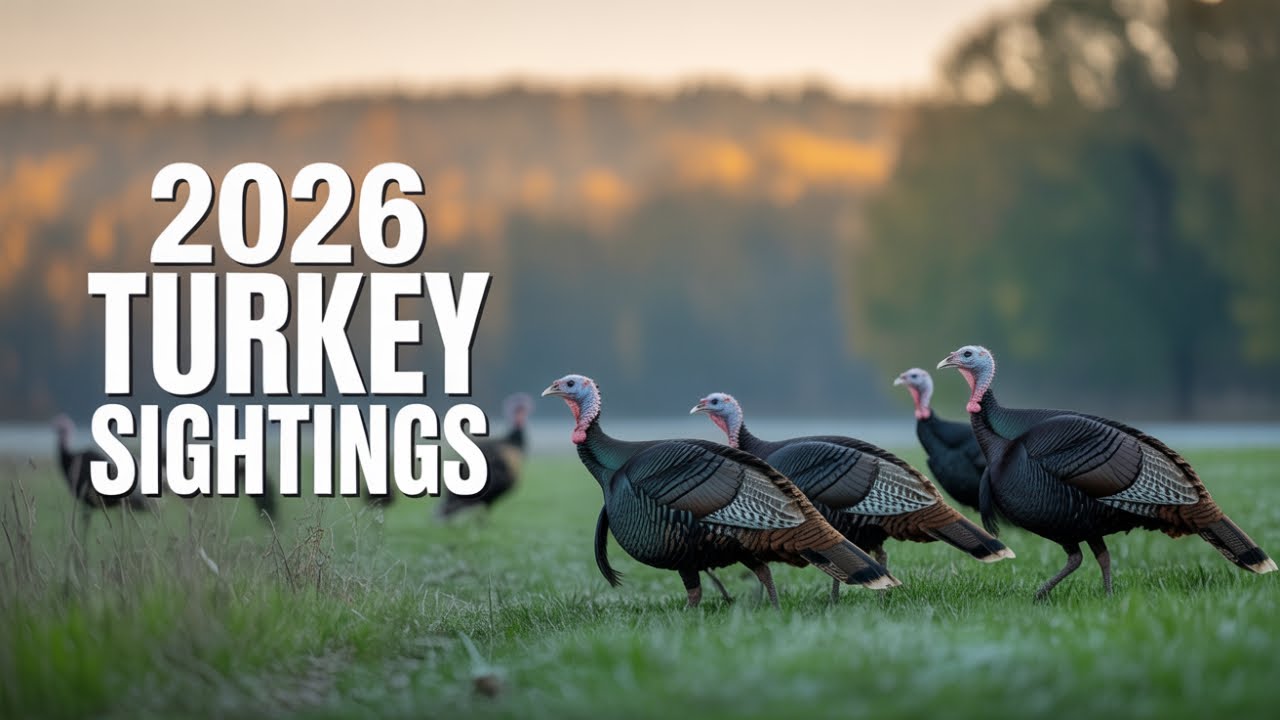 Индейки и олени в своей стихии | Подборка с камер слежения