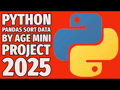 Python Pandas Sorting MADE EASY: Sort Data by Age: Beginners Project 2025
