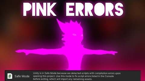 [2024] Pink Avatars & Compiler Errors FIX!!! - Unity Tutorial