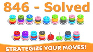 Color Hoop Stack - Level 846