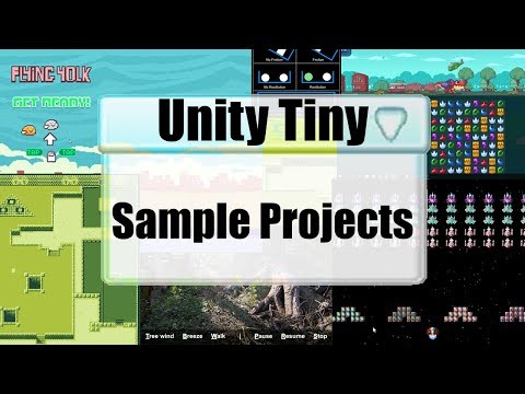 Unity Tiny - Importing Unity3D's Sample projects