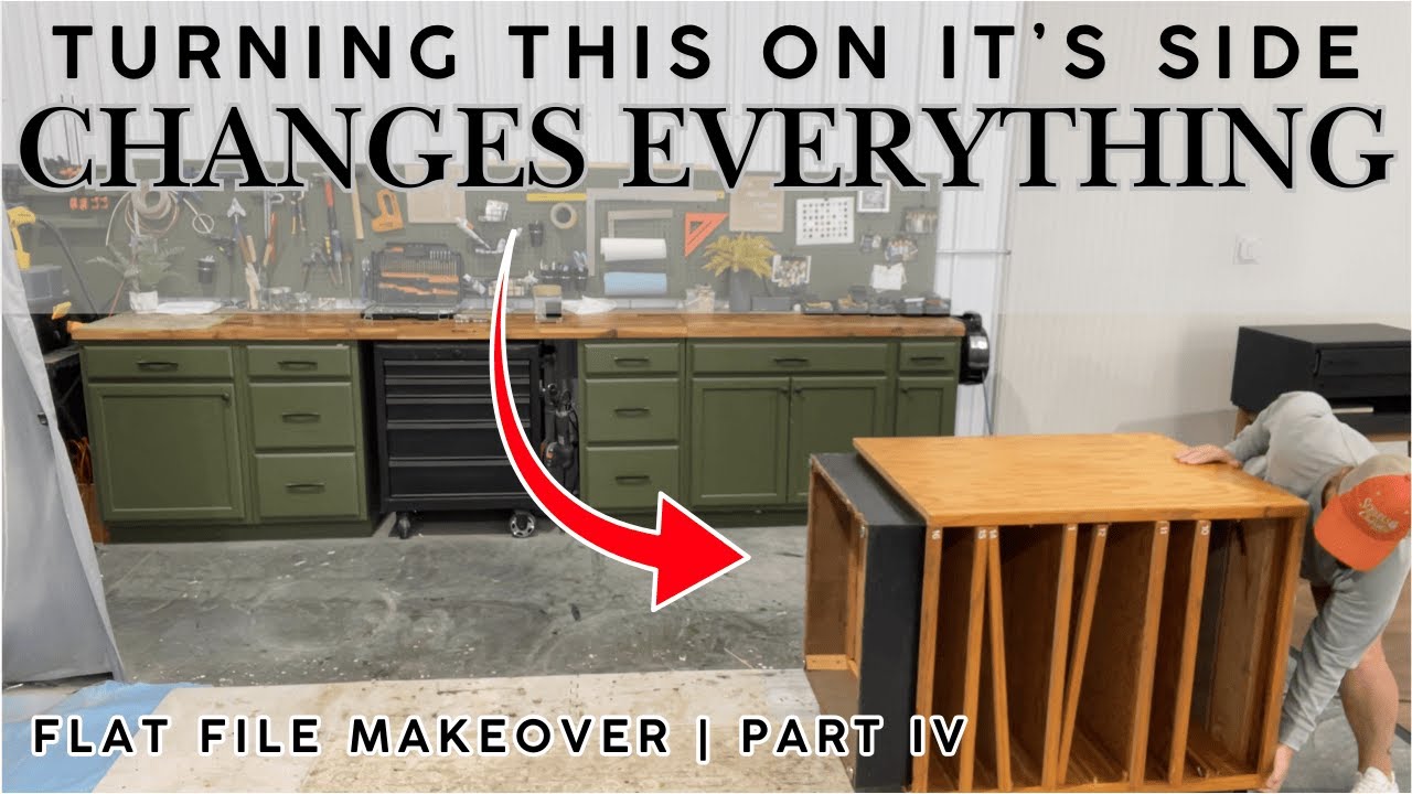 Переворачивание этого плоского картотечного шкафа на бок изменило весь проект | Часть 4