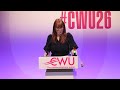 LIVE: Former UK Deputy PM Angela Rayner Addresses CWU Conference | APT