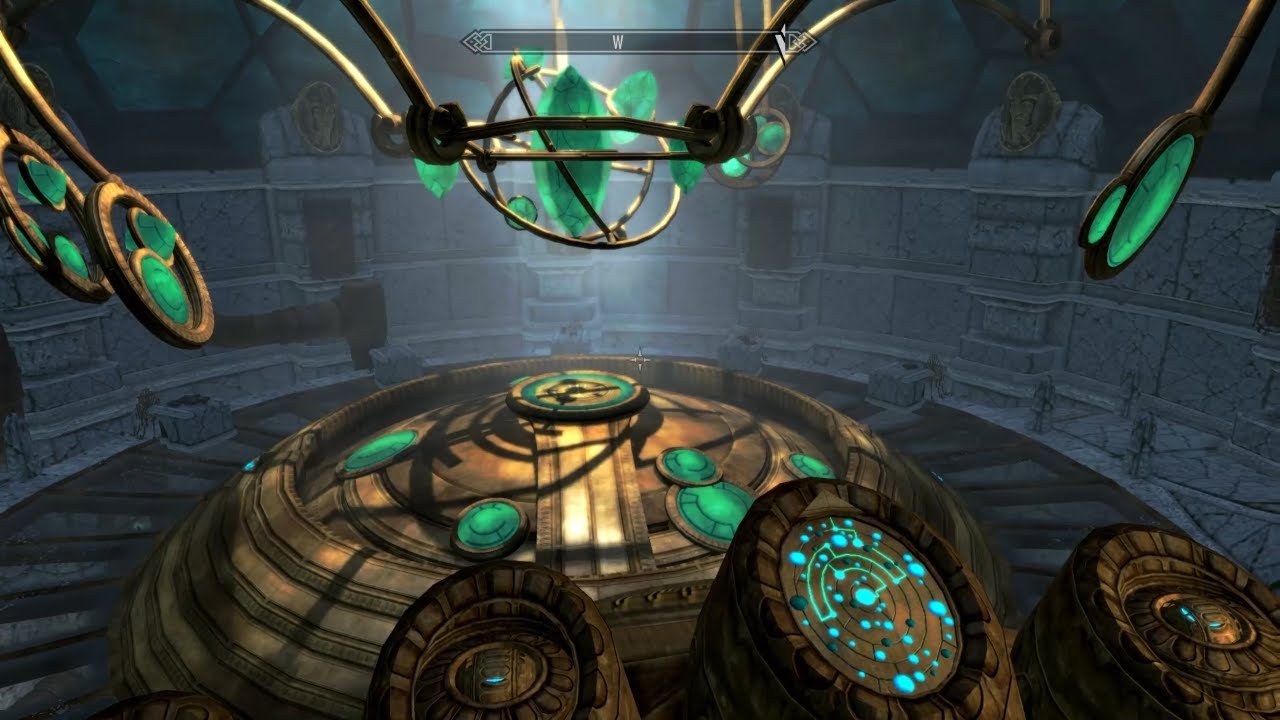 Dwemer Puzzle at Tower of Mzark Skyrim, The Elder Scrolls V YouTube