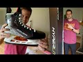 BAUER VAPOR HYPERLITE STICK & SKATES *UNBOXING*